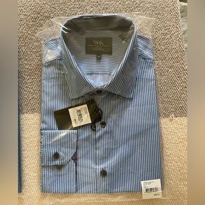 Never worn men’s button up shirt! High quality from Stately monthly subscription